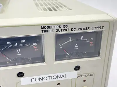 LPS-105 | American Reliance  Triple Output DC Power Supply - For parts or not working