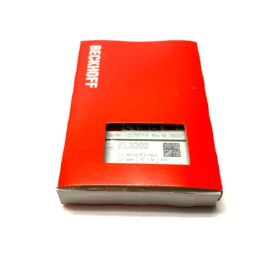NEW BECKHOFF ETHERCAT 2-CHANNEL ANALOG RTD INPUT TERMINAL 2/3 WIRE