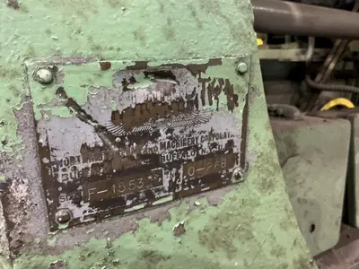 16,000 LBS X 40" X 40" RANSOME SIZE 4 TILTING ROTARY WELDING POSITIONER: YOBRO #25142