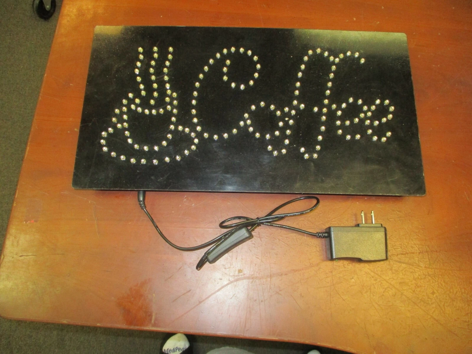 Used JSY-1210 Working LED "Coffee" Sign w/on & Off Switch (includes Adapter)
