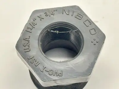 451834 | Nibco  3/4 x 1/4" Reducer Bushing MPT x FPT CA15150 LOT OF 2 - Used