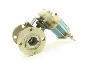 Jamesbury 2" 5150 31 3600 TT 316SS Ball Valve & Pneumatic Actuator ST50E