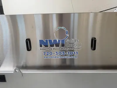 NEW NWI JX302 VOLUTE PRESS SLUDGE DEWATERING SYSTEM W/  POLYMER  DOSING UNIT MFG 26