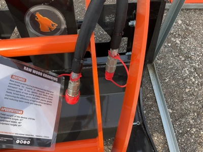 Used WOLVERINE TG42 RAW WOOD GRABBING SKID STEER ATTACHMENT Log Grapples Michigan US | Miedema Asset Management Group #1768763