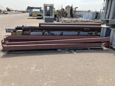 1 Ton Bridge Crane, free standing, 30' long x 10' wide x 10' 6" under hook. approx.