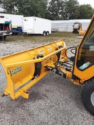 USED CQM 8 FT. TRIP EDGE SNOWPLOW FOR TRACKLESS VEHICLE
