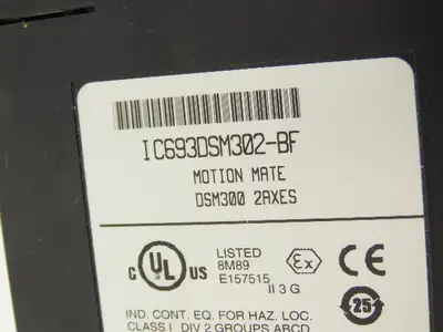 GE Fanuc IC693DSM302-BF Motion Mate DSM300 2 Axes Motion Control Module