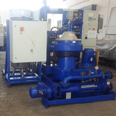 (2) Alfa-Laval BWPX 307 TGD-71 oil concentrator modules, SS.