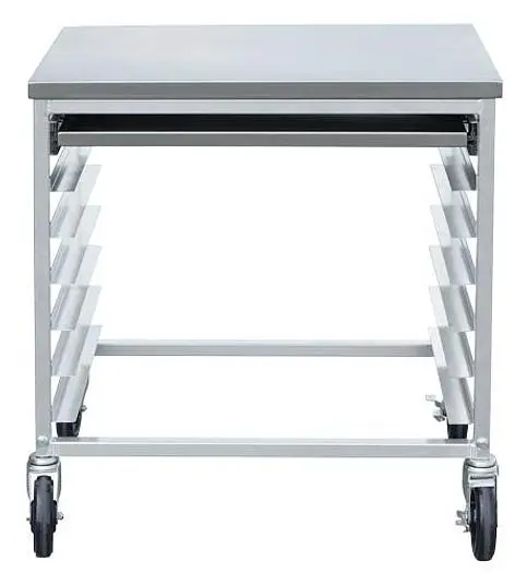 28.25″ x 18″ x 30″ Aluminum Meat Slicer Cart