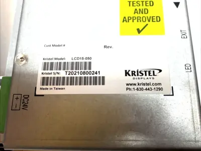 USED KRISTEL OPERATOR INTERFACE DISPLAY PANEL INDUSTRIAL TOUCHSCREEN