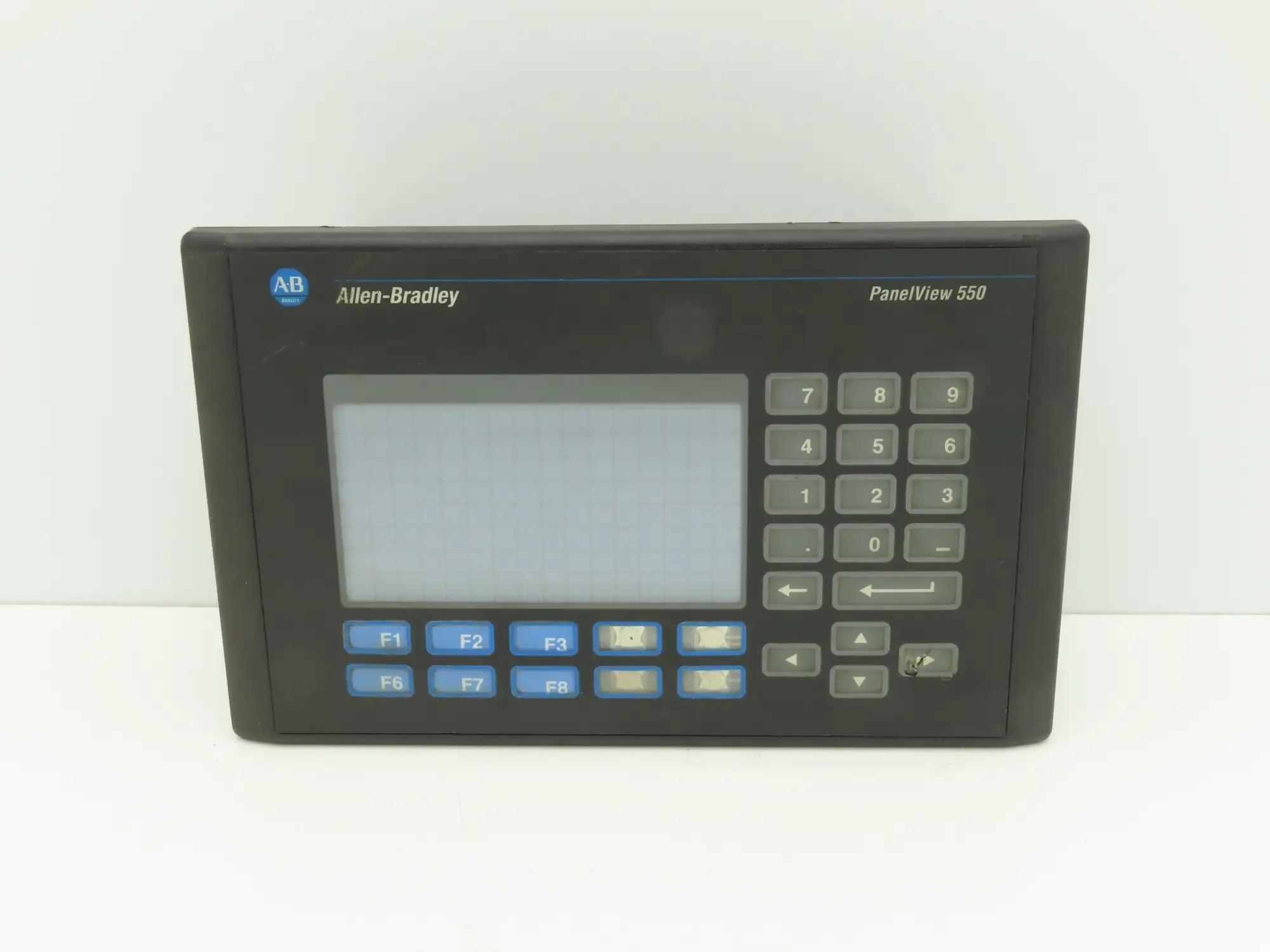 Allen Bradley 2711-B5A2X PanelView 550 Keypad Touchscreen Ser H  *Bad Screen*