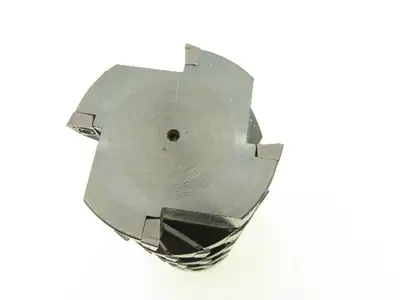 Ultra Dex UTS-117821 4 Flute Indexable End Mill 3" Dia x 8" Flute 56 Insert