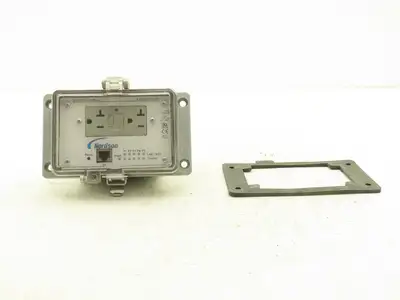 Nordson P-E5-M3RF0-U396 Ethernet Switch & 120V Internal/External Panel Interface