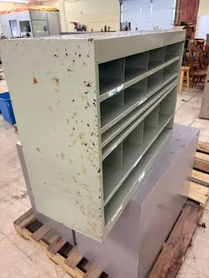 metal shelving/storage