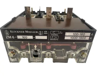 NEW KLOCKNER MOELLER ZM 6-160 TRIP BLOCK ZM6160