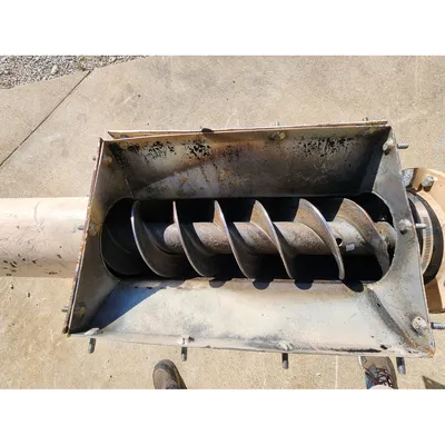 Used 6" Dia. X 18'-6"L  Mild Steel Tubular Screw Auger Conveyor