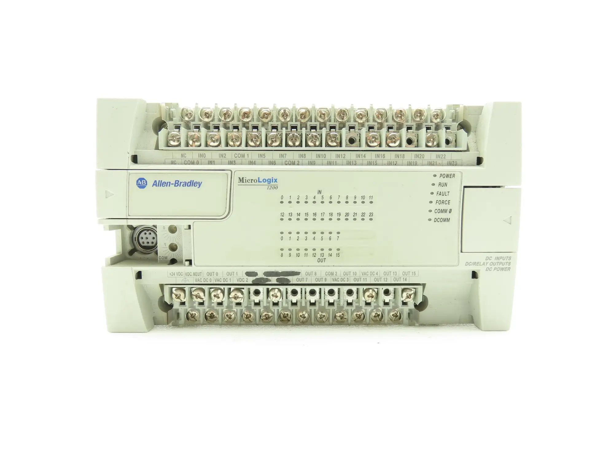 Allen Bradley 1762-L40BXBR MicroLogix 1200 PLC Input Output Module Ser C Rev 9