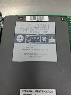 Used Allen-Bradley 1771-OFE1/B PLC Input & Output | Palmetto Automation #1156616