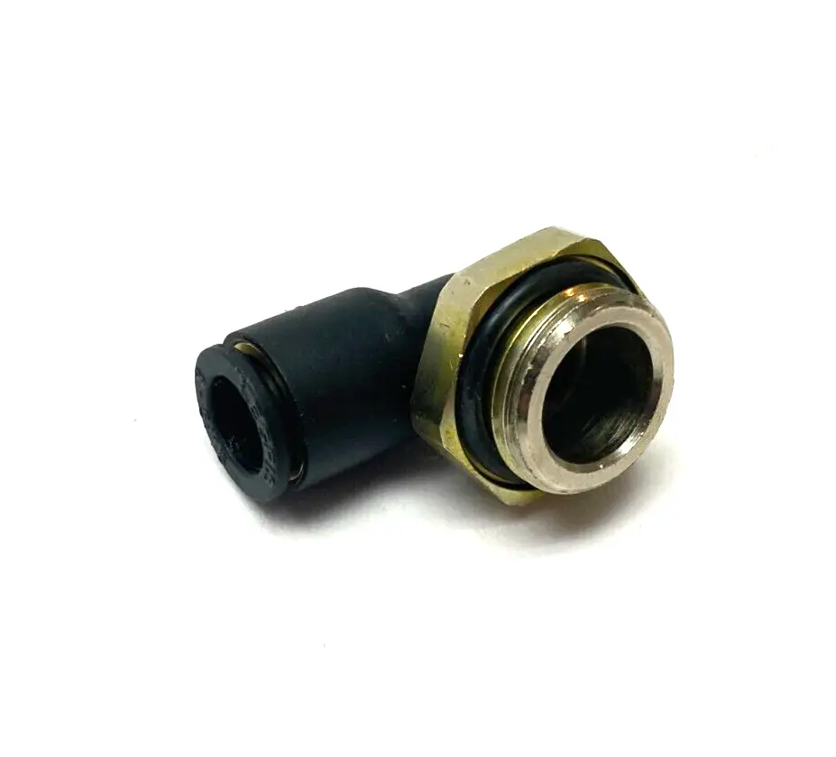 USED PARKER LEGRIS PNEUMATIC SWIVEL ELBOW PUSH-IN FITTING 3/8" BSPP 8MM OD