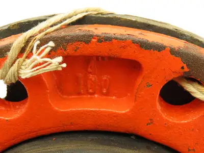 Mercer Rubber 502 Neoprene Expansion Joint 4" Split Flange 12" Length 170 PSI