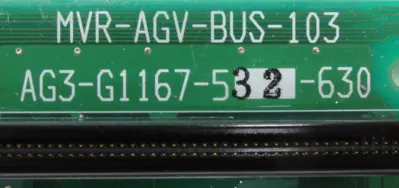 NEW MURATEC MVR-AGV-BUS-103 CIRCUIT BOARD AG3-G1207-510-610 MVRAGVBUS103