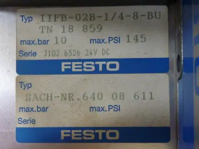USED FESTO IFB8-02