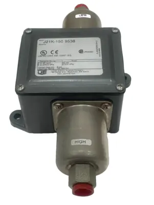 NEW UNITED ELECTRIC J21K-150 DIFFERENTIAL PRESSURE SWITCH J21K150