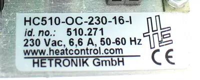 USED HETRONIK HC510-230-16-I