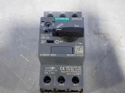 New | in-Stock SIEMENS 3RV20111CA10 Circuit Breakers | HGR 24 #731918
