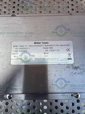 USED METTLER TOLEDO FLEXMOUNT SCALE WEIGH MODULE W/ 0958 LOAD CELL JUNCTION BOX