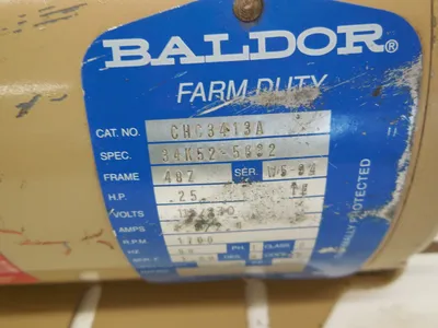 BALDOR CHC3413A MOTOR CHC3413A