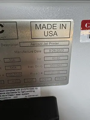 NEW 2023 OPTOMEC AERSOL JET PRINTER