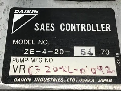 USED DAIKIN ZE-4-20-54-70