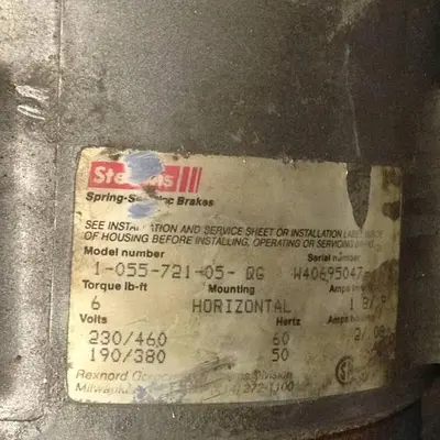 USED BALDOR MOO