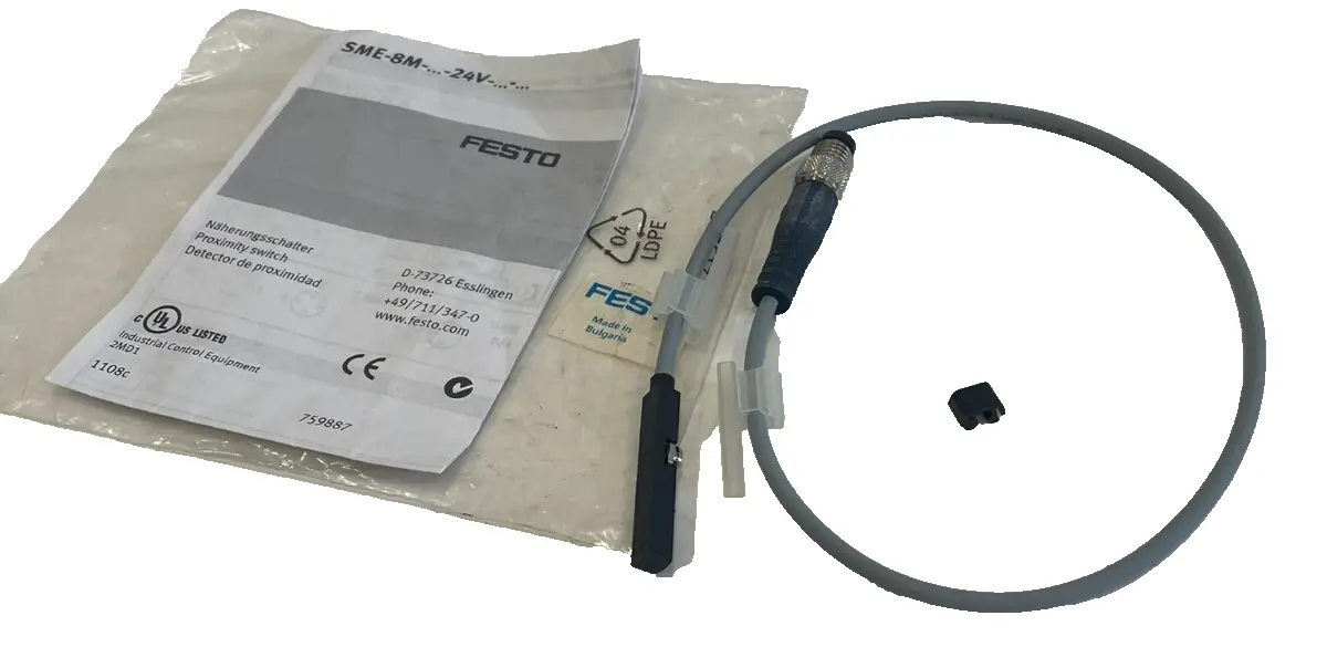NEW FESTO SME-8M-DS-24V-K-0,3-M8D PROXIMITY SENSOR SME8MDS24VK03M8D