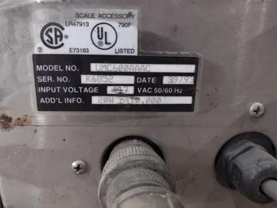 10,000 LBS BRECHBUHLER MODEL #UMC600AAAC PLATFORM FLOOR SCALE: STOCK #21653