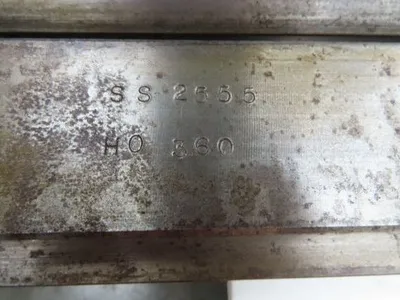 Press Brake Punch Die Set 50-1/2" Long Offset 90° V 1/2" Tang 2-3/4" H 1-7/8" W