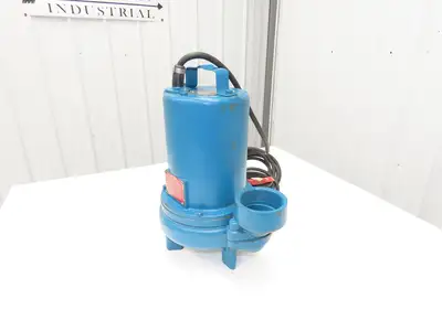 Barnes 3SE1074L Submersible Sewage Ejector Sump Pump 3"NPT 1Hp 240V 1PH 200GPM