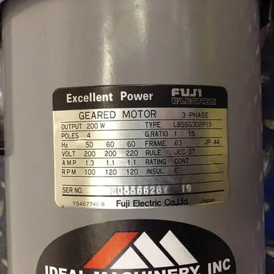 USED FUJI ELECTRIC LBSSG302P15