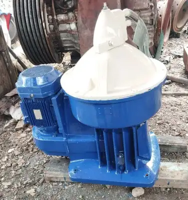 Alfa-Laval S-400 fuel/lube oil purifier, 316SS.