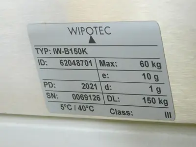 New | in-Stock WIPOTEC-OCS IW-B150 Checkweighers (Misc) Texas US | Aucto #1307156