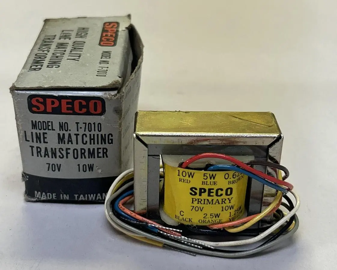 New | in-Stock SPECO T-7010 Miscellaneous Equipment (Electrical & Power) | Surplus Asset Holdings #1193053