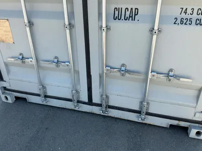 2026 40’L x 8’W x 9’ 6”T High Cube Shipping/Ground Container, swing doors on one end and four sets o...