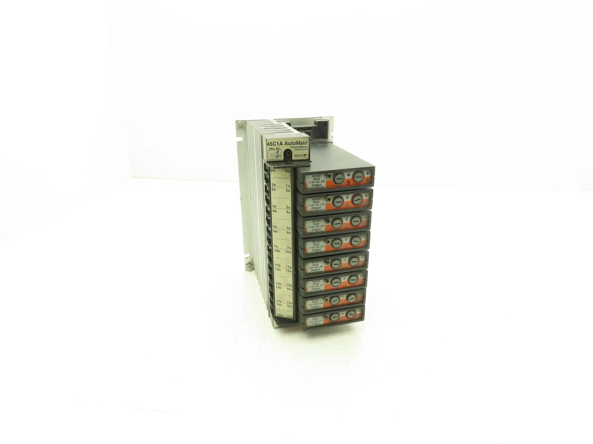 Reliance Electric 45C1A AutoMate Programmable Controller W/8 Dual 24V Outputs