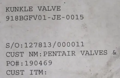 NEW KUNKLE 918BGFV01-JE-0015 RELIEF VALVE 1-1/4" 15 PSIG 63GPM 918BGFV01JE0015