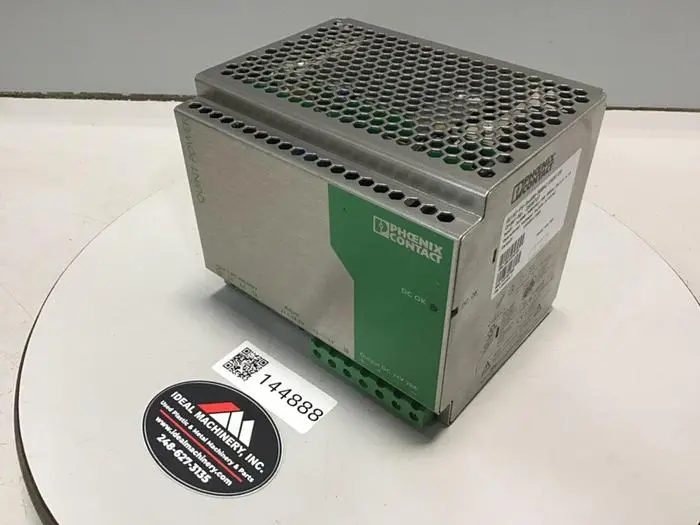 Used PHOENIX CONTACT QUINT-PS-3X400-500AC/24DC/20 Power Supplies Michigan US | Ideal Machinery #589890