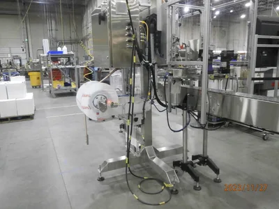 Used AXON, PROMACH EZ300 SHRINK SLEEVER WITH EZ-36-BR HEAT SHRINK TUNNEL Sleeve Wrappers Washington US | The Equipment Butler #1276970