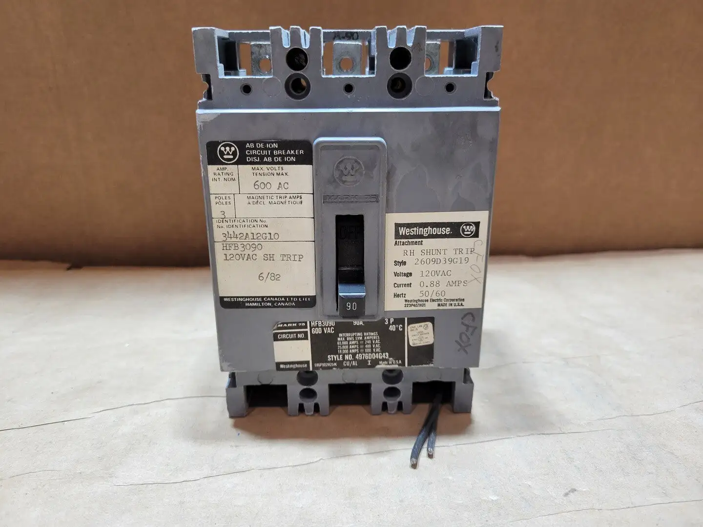 USED WESTINGHOUSE HFB3090