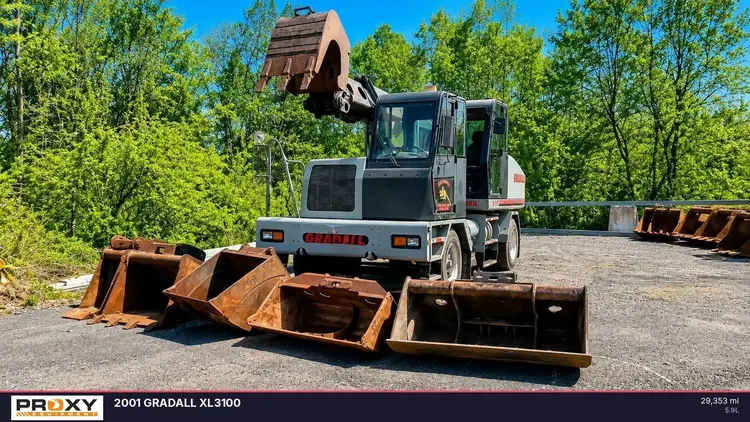Used 2001 GRADALL XL3100 Wheel Excavators New York US | Proxy Equipment #1424201