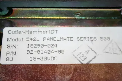 Used CUTLER HAMMER 542L Interface Monitors Michigan US | Ideal Machinery #1233005